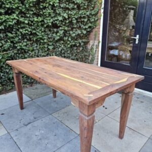 Massief tropisch hardhout tafel